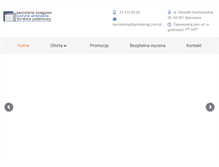 Tablet Screenshot of kancelariajj.com.pl